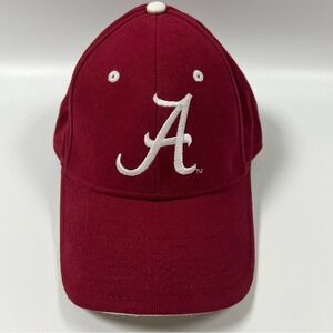 NWOT VTG Signatures Alabama Crimson Tide Hat Velcro Adjustable‎ Red Roll Tide